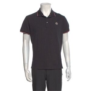 Moncler Men's Grey Polo Shirt